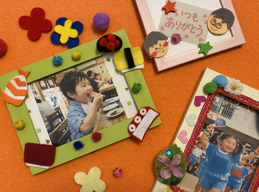 おじいちゃん・おばあちゃんへの大好きが伝わる♪ふわかわデコフォトフレームづくり